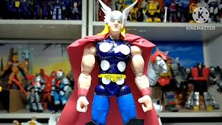 Mighty Thor 7 inch action figure Papercraft [upl. by Dnalrah789]