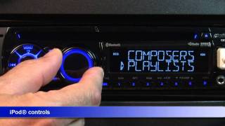 Clarion CZ501 Car Receiver Display and Controls Demo  Crutchfield Video [upl. by Inilahs806]