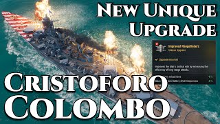 World of Warships Colombos New Unique Upgrade Is Nice [upl. by Pier]