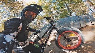 Downhill mit einem grauenhaften Kids Bike 20 Zoll MiniFatbike BMX  Bike Challenge  Fabio Schäfer [upl. by Rellek280]