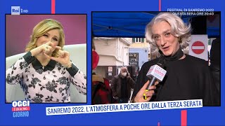 Sanremo 2022 attesa per Drusilla Foer accanto ad Amadeus  Oggi è un altro giorno 03022022 [upl. by Daffi499]