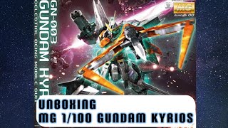 MG 1100 Gundam Kyrios  Unboxing [upl. by Haziza]