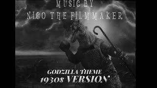 Godzilla theme 1930s Version  Jazz music  arranged by NICO THE FILMMAKER [upl. by Ahsienet]