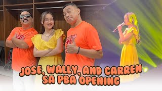 MAYOR JOSE DABARGUARD WALLY AND CARREN SA PBA OPENING  EAT BTS VLOGS [upl. by Pelletier]