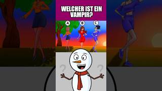 WELCHER IST EIN VAMPIR quiz herausforderungen [upl. by Atikahc]