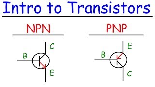 Transistors  NPN amp PNP  Basic Introduction [upl. by Angelina]