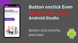 How to show Toast after button click in Android Studio  Click listener amp toast  Free Source Code [upl. by Tann]