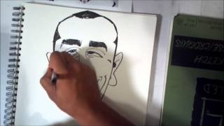 How To Draw A Quick Caricature [upl. by Nwahc]