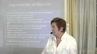 13 Beate Hofmeister Burnout  Personzentrierter Umgang mit den Krisen von Therapeuten [upl. by Llennaj332]