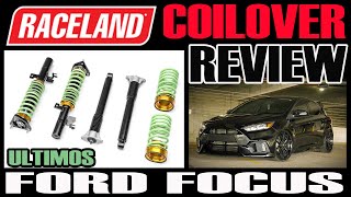 RACELAND ULTIMO COILOVER REVIEW  FORD FOCUS [upl. by Chadburn548]