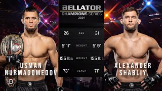 USMAN NURMAGOMEDOV VS ALEXANDER SHABLIY FULL FIGHT BELLATOR CHAMPIONS SERIES SAN DIEGO [upl. by Rollet]