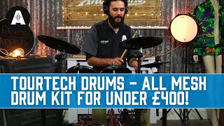 TourTech Drums  A Mesh Electronic Drum Kit Under £400 [upl. by Mattox]