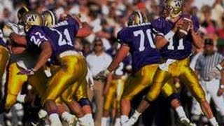 1991 Rose Bowl Iowa vs Washington part 1 of 2 [upl. by Ynneb642]