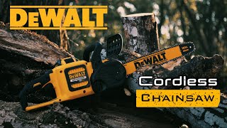 DeWalt DCCS670 Cordless 60V Max Brushless Chainsaw Tool Review [upl. by Blanding]