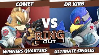 Ring Out  comet Fox Vs Dr Kirb Falco Smash Ultimate  SSBU [upl. by Einhapets]