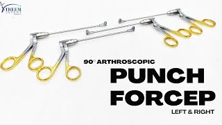 90° Arthroscopic Punch Forceps  Precision Instrument for Minimally Invasive Surgery [upl. by Enieledam]