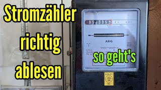 Stromzähler richtig ablesen  So Stromuhr ablesen und aktuellen Stromverbrauch sehen [upl. by Alessandro]