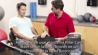 Spanish Breg Polar Care Wave Cold Compression Application Video [upl. by Socem263]