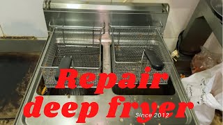 Electric Deep Fryer MachineWiring Installation Tutorial [upl. by Kenlay]