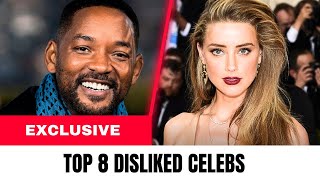 Hollywoods Hot List of Hate Top 8 Disliked Celebs [upl. by Vaish]