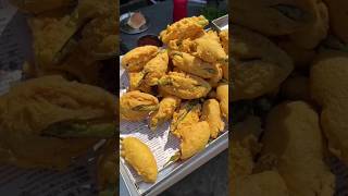 Mirchi Vada Making In Unique Style In Kolhapur shorts [upl. by Aikym]