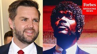 JD Vance Invokes Pulp Fictions Jules Winnfield In Remarks About His Faith [upl. by Blakely]