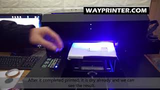 Use a4 a3 UV flatbed printer to print on Lego brick directly [upl. by Daley665]