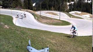 MdD How to  gain some meters on the Passo Pordoi hairpins [upl. by Akinajnat]