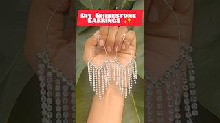 Earrings making ✨  Earrings ❤️ diy diyjewellery craft handmade shorts earrings [upl. by Shari521]