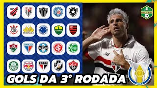 GOLS DA 3ª RODADA DO BRASILEIRÃO 2024 COM DIREITO A GOLAÇOS E GOLEADAS EM GOIÁS E NO RIO [upl. by Carmita666]