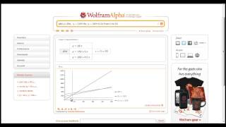 Wolfram Alpah How to graph system of 3 equations [upl. by Suivatnad761]