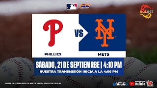 GRANDES LIGAS EN VIVO 21092024  PHILLIES DE PHILADELPHIA VS METS DE NUEVA YORK ⚾ [upl. by Refinaj]