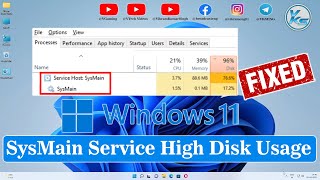 ✅ How To Fix SysMain Service High Disk Usage in Windows 11 [upl. by Asilam288]