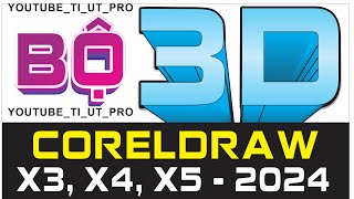 3D CORELDRAW X3 X4 X5 X6 X7 X8 2017 2018 2019 2020 2021 2022 2023 2024 PLUGIN MACRO [upl. by Weisman]