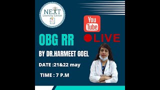 OBG RAPID REVISION BY DR HARMEET GOEL FOR FMGE JUNE 2022 PART 1 [upl. by Leterg]