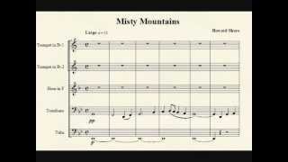 HOBBIT AUJ Misty Mountains  Brass Quintet [upl. by Tnafni]