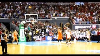 Justin Brownlee Buzzer Beater Game Winning Championship [upl. by Britteny]