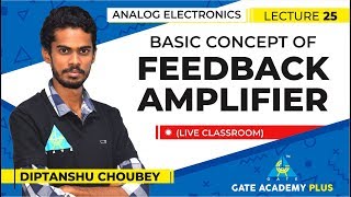 Analog Electronics I Basic Concept of Feedback Amplifier Lecture 25 [upl. by Aicylla]