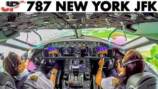 Boeing 787 landing amp takeoff at New York JFK Airport  Royal Air Maroc Dreamliner [upl. by Sigfrid]