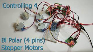 Controlling multiple bipolar stepper motors with Arduino Nano [upl. by Walliw]