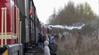 Berliner Eisenbahnfreunde starten Osterdampf 2012 [upl. by Annemarie882]