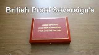 Proof Gold Sovereign coins collection [upl. by Arev427]