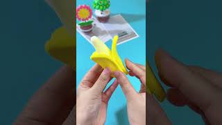 Easy Origami  20 Teaches You How to Make a Banana  Origami  DIY  Tutorial [upl. by Campman]