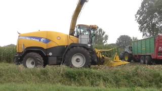 Maisernte 2014  New Holland  FR9050  John Deere  6150M  Hawe Sound [upl. by Atiuqes]