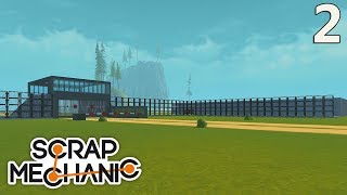 Scrap Mechanic 2018 RP Création Dune Aile Dans La Prison 2 [upl. by Annahsohs]