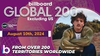 Billboard Global 200 Excl US Singles of This Week August 10th 2024 [upl. by Kennedy]