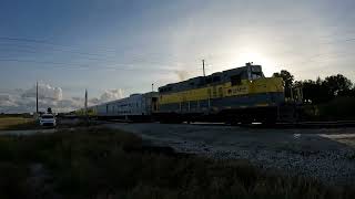 USSC 312 And 148 Steam Locomotive Traveling North To Lake Placid Fla For Weekend Events 110824 [upl. by Ocsicnarf]