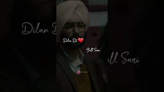 Satinder Sartaaj  Dilan Di Gall  Full Screen Lyrics Whatsapp Status  New Punjabi Song  Moni08 [upl. by Hannavahs]