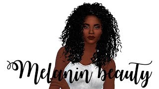 The Sims 4 MELANIN BEAUTY  Create a Sim  Full CC List [upl. by Lansing553]