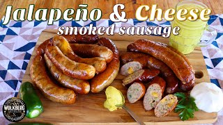 How to make Jalapeno amp Cheese Smoked Pork Sausages  Smoked Pork How to make Sausage Recipe  Braai [upl. by Nolte]